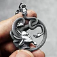 Collar Dije Medusa Color Plata Acero Inoxidable Para Hombre - Miniatura 12
