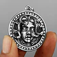 Collar Dije Medusa Color Plata Acero Inoxidable Para Hombre - Miniatura 15