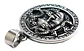 Collar Dije Medusa Color Plata Acero Inoxidable Para Hombre - Miniatura 18