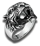 Anillo Color Plata Cabeza Tigre Acero Inoxidable Para Hombre - Miniatura 3