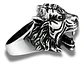 Anillo Color Plata Cabeza Tigre Acero Inoxidable Para Hombre - Miniatura 4