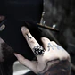 Anillo Color Plata Cabeza Tigre Acero Inoxidable Para Hombre - Miniatura 8
