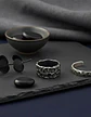 Anillo Color Plata Lobo Vikingo Acero Inoxidable Para Hombre - Miniatura 9