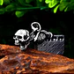 Collar Cuchillo Cráneo Acero Inoxidable Color Plata Hombre - Miniatura 6