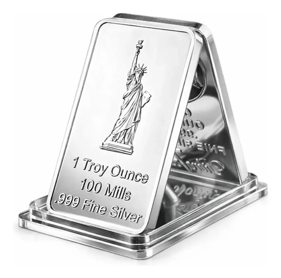 Moneda Tipo Lingote Coleccionable Estatua De La Libertad  1