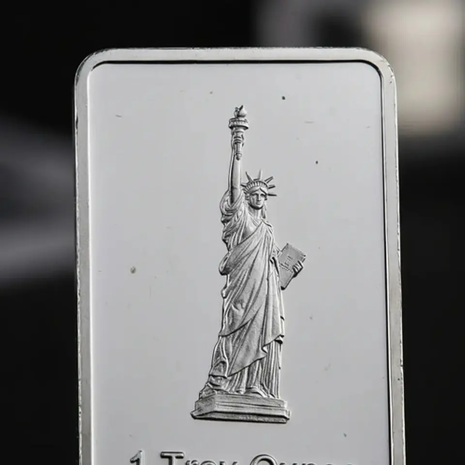 Moneda Tipo Lingote Coleccionable Estatua De La Libertad  3