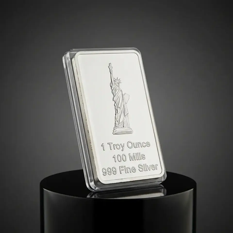 Moneda Tipo Lingote Coleccionable Estatua De La Libertad  4