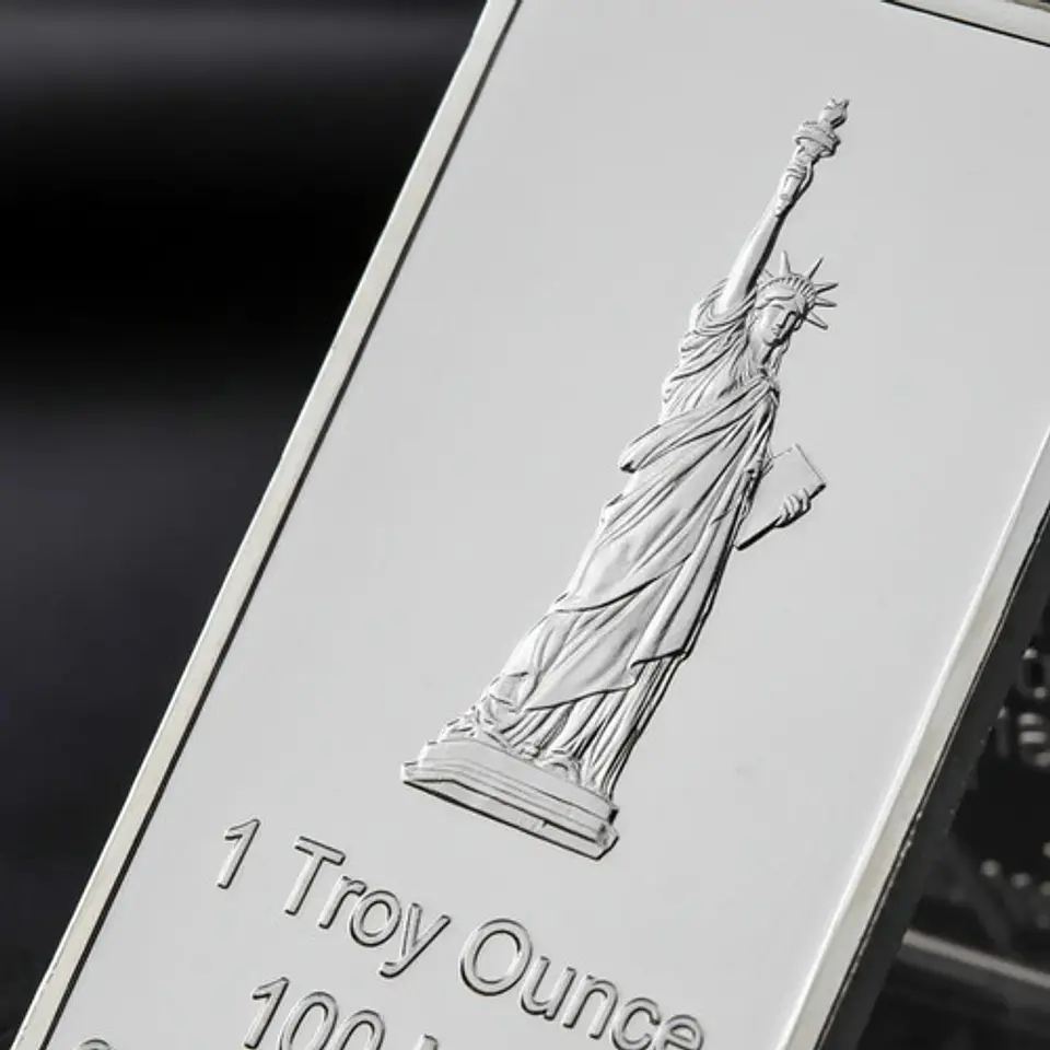 Moneda Tipo Lingote Coleccionable Estatua De La Libertad  5