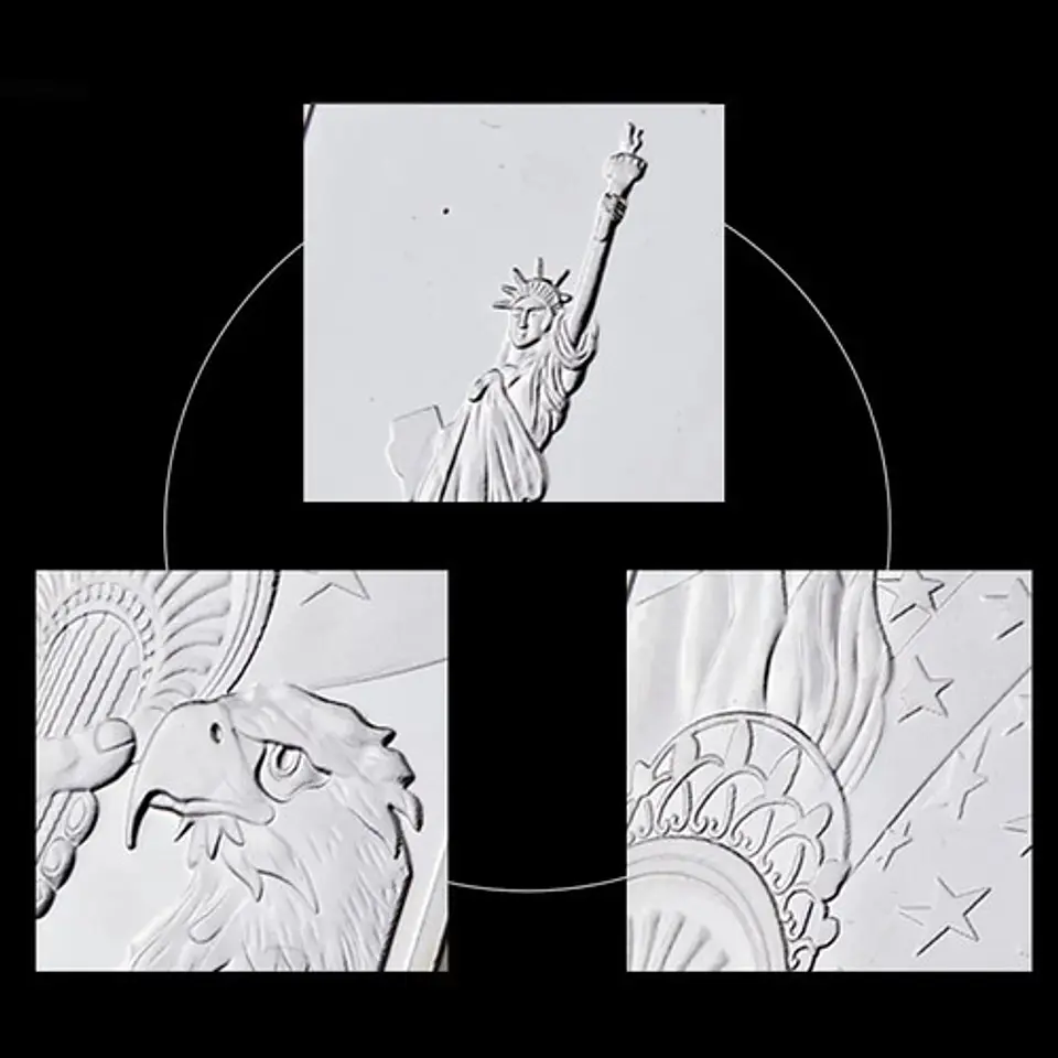 Moneda Tipo Lingote Coleccionable Estatua De La Libertad  7