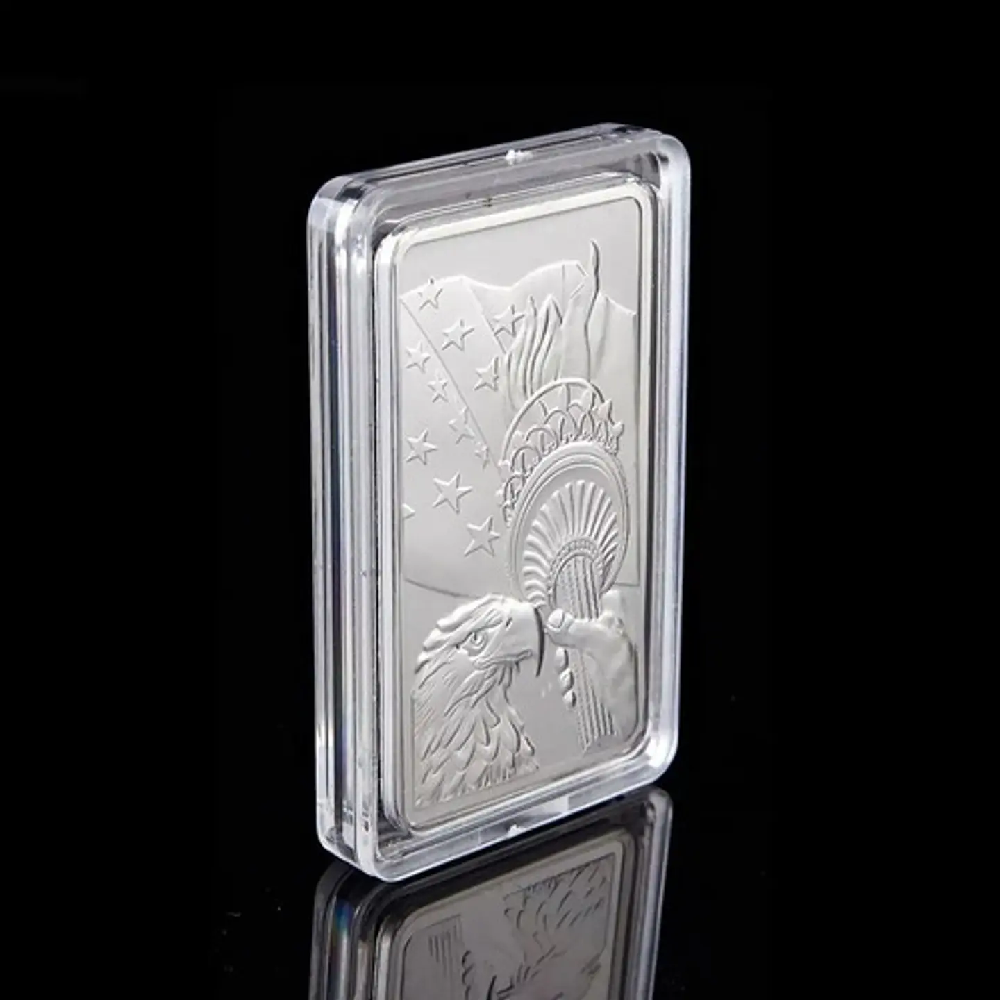 Moneda Tipo Lingote Coleccionable Estatua De La Libertad  8