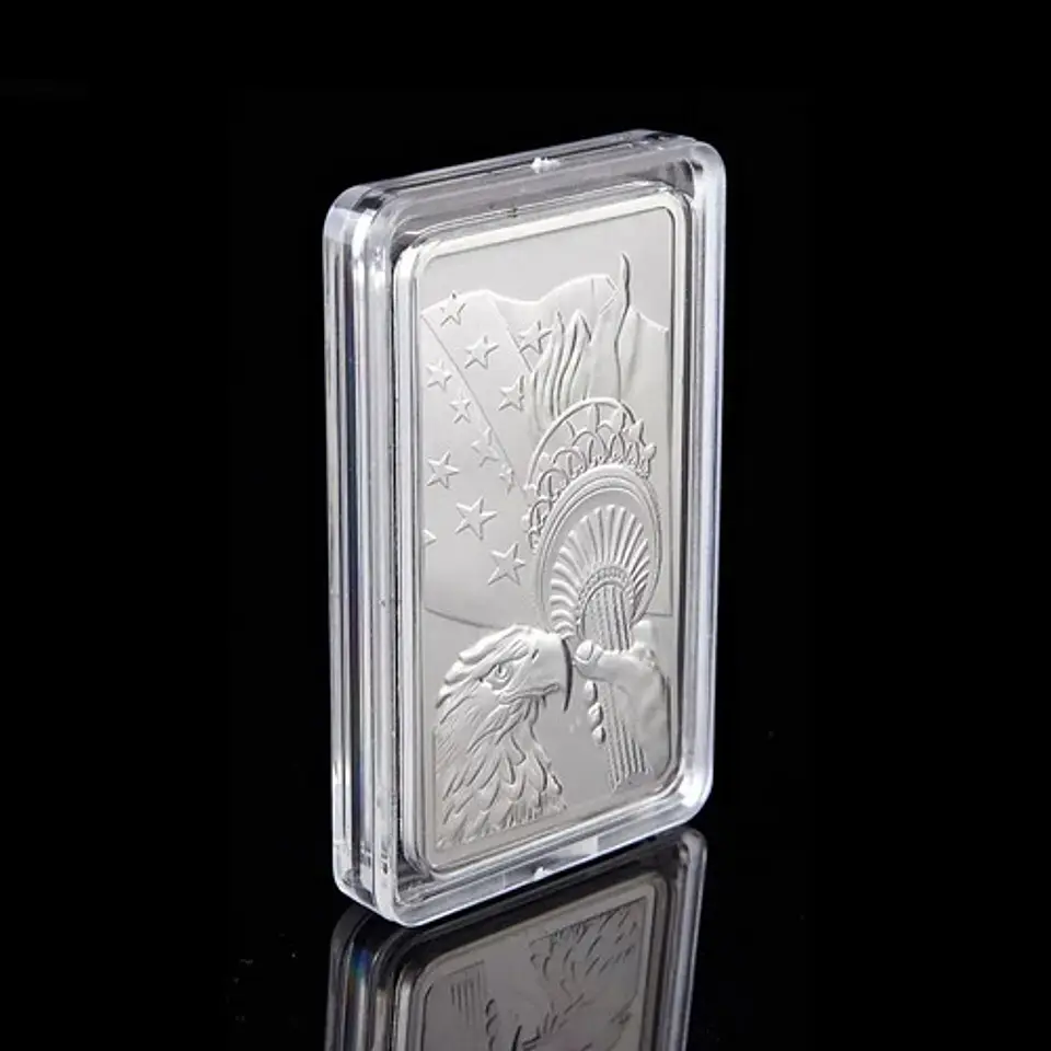 Moneda Tipo Lingote Coleccionable Estatua De La Libertad  8