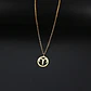 Collar Dije Color Oro Constelaciones De Zodiaco Mujer Hombre - Miniatura 3