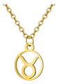 Collar Dije Color Oro Constelaciones De Zodiaco Mujer Hombre - Miniatura 8