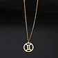 Collar Dije Color Oro Constelaciones De Zodiaco Mujer Hombre - Miniatura 13
