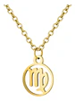 Collar Dije Color Oro Constelaciones De Zodiaco Mujer Hombre - Miniatura 35