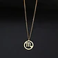 Collar Dije Color Oro Constelaciones De Zodiaco Mujer Hombre - Miniatura 54