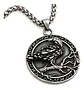 Collar Vikingo Amuleto Acero Para Hombre Dije Raven Valknut - Miniatura 1