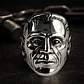 Anillo Para Hombre Cabeza De Frankenstein Acero Color Plata - Miniatura 3