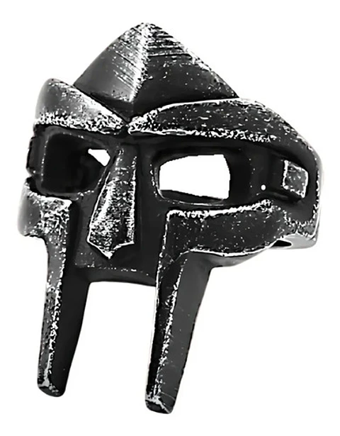 Anillo Color Industrial Gladiador Acero Inoxidable Hombre
