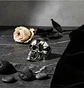 Anillo Cabeza Calavera Craneo Acero Color Plata Para Hombre - Miniatura 5