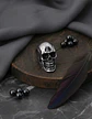 Anillo Cabeza Calavera Craneo Acero Color Plata Para Hombre - Miniatura 7