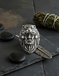 Anillo Para Hombre Lobo Berserkers De Acero Color Plata - Miniatura 8