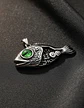 Collar Pez Mecánico Color Plata Acero Inoxidable Para Hombre - Miniatura 6