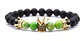 Pulsera Manilla Piedras Naturales Corona Rey Cz Para Hombre - Miniatura 8