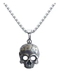Collar Craneo Color Plata Industrial Calavera Skull Hombre - Miniatura 1