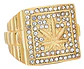 Anillo Color Oro Acero Inoxidable Hombre Hip Hop Para Hombre - Miniatura 4