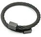 Pulsera Brazalete Tipo Guaya Ajustable Color Oro Para Hombre - Miniatura 5