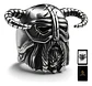 Anillo Vikingo Berserkers Barba Guerrero Color Plata Hombre - Miniatura 1