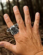 Anillo Vikingo Berserkers Barba Guerrero Color Plata Hombre - Miniatura 10