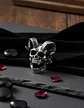 Anillo Para Hombres Color Plata Forma Cráneo Biker De Acero - Miniatura 10