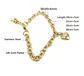 Collar Cadena Color Oro Dije Corazón Para Mascota Gato Perro - Miniatura 2