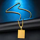 Collar Para Hombre Dije Escuadra Mason Ee.uu Acero Color Oro Dorado - Miniatura 10