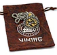 Collar Geri Freki Vikingo Acero Inoxidable Color Oro Hombre - Miniatura 2