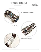 Pulsera Brazalete Manilla Cuero Tipo Bohemia Piedra Hombre - Miniatura 3