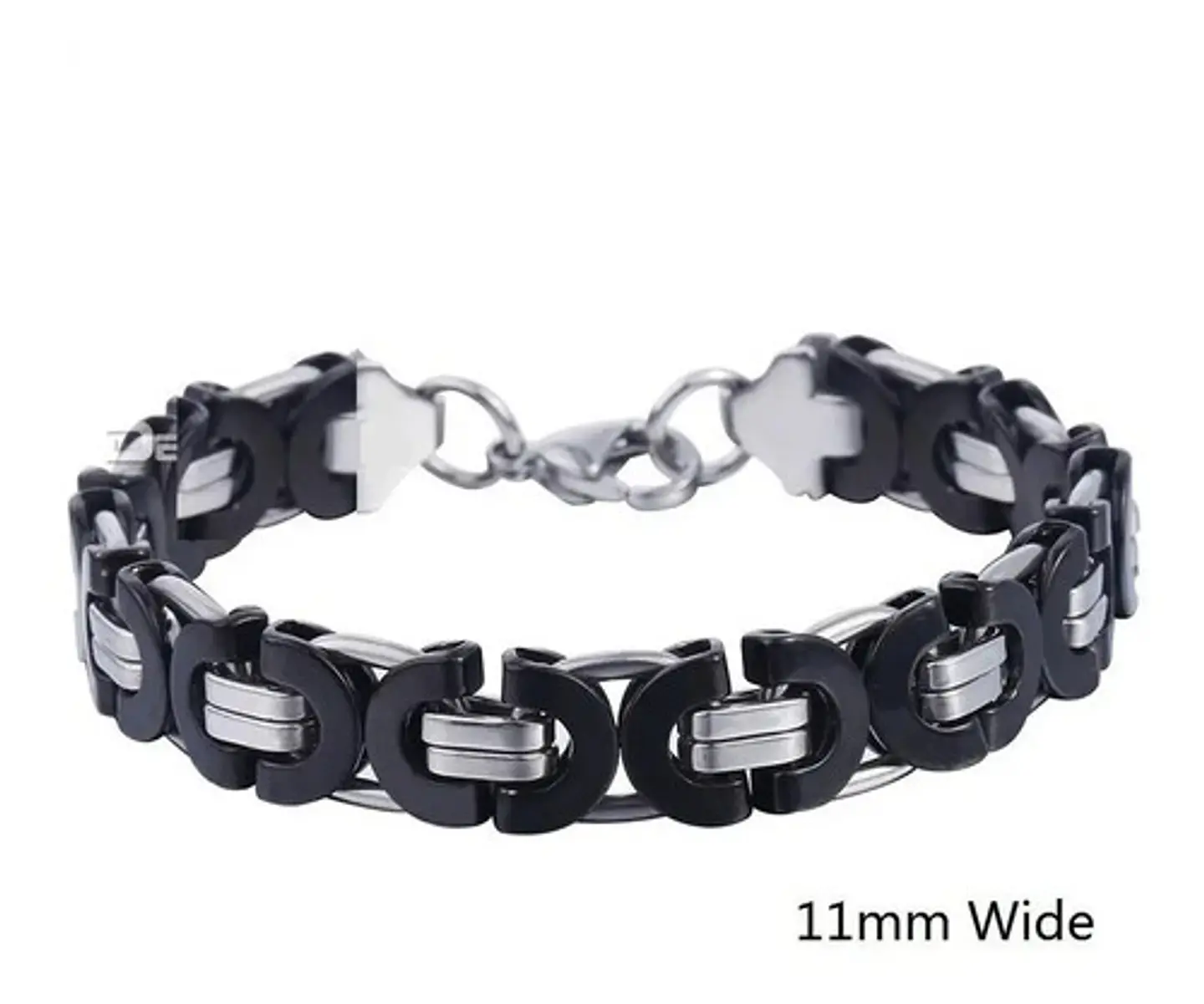 Pulsera Brazalete Esclava Bizantina Joyería Color Oro Hombre 6