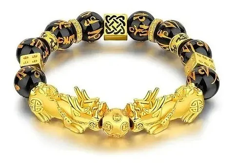 Pulsera Piedras Cambio Humor Protección Pixiu Hombre Y Mujer
