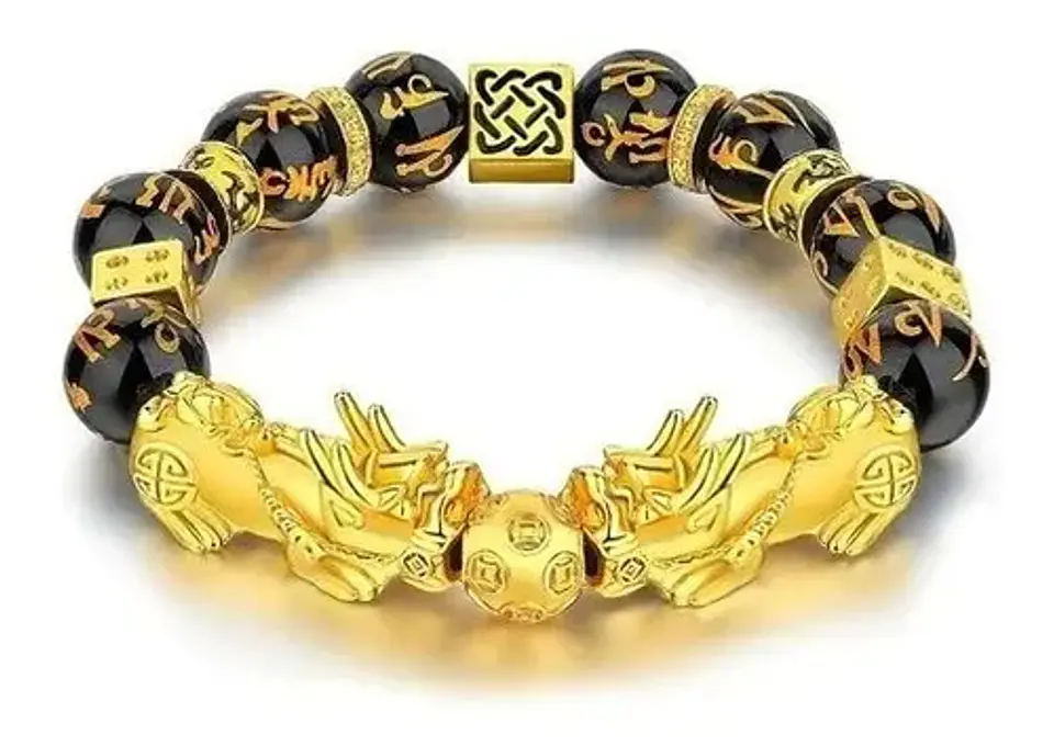 Pulsera Piedras Cambio Humor Protección Pixiu Hombre Y Mujer 1