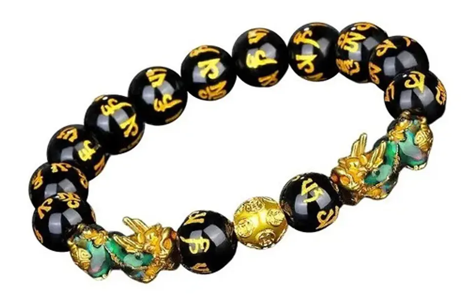 Pulsera Piedras Cambio Humor Protección Pixiu Hombre Y Mujer 3