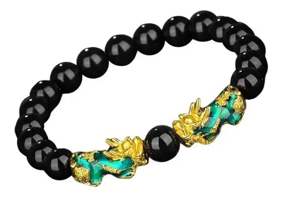 Pulsera Piedras Cambio Humor Protección Pixiu Hombre Y Mujer 6