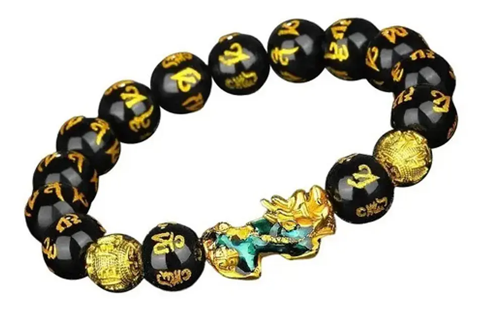 Pulsera Piedras Cambio Humor Protección Pixiu Hombre Y Mujer 7