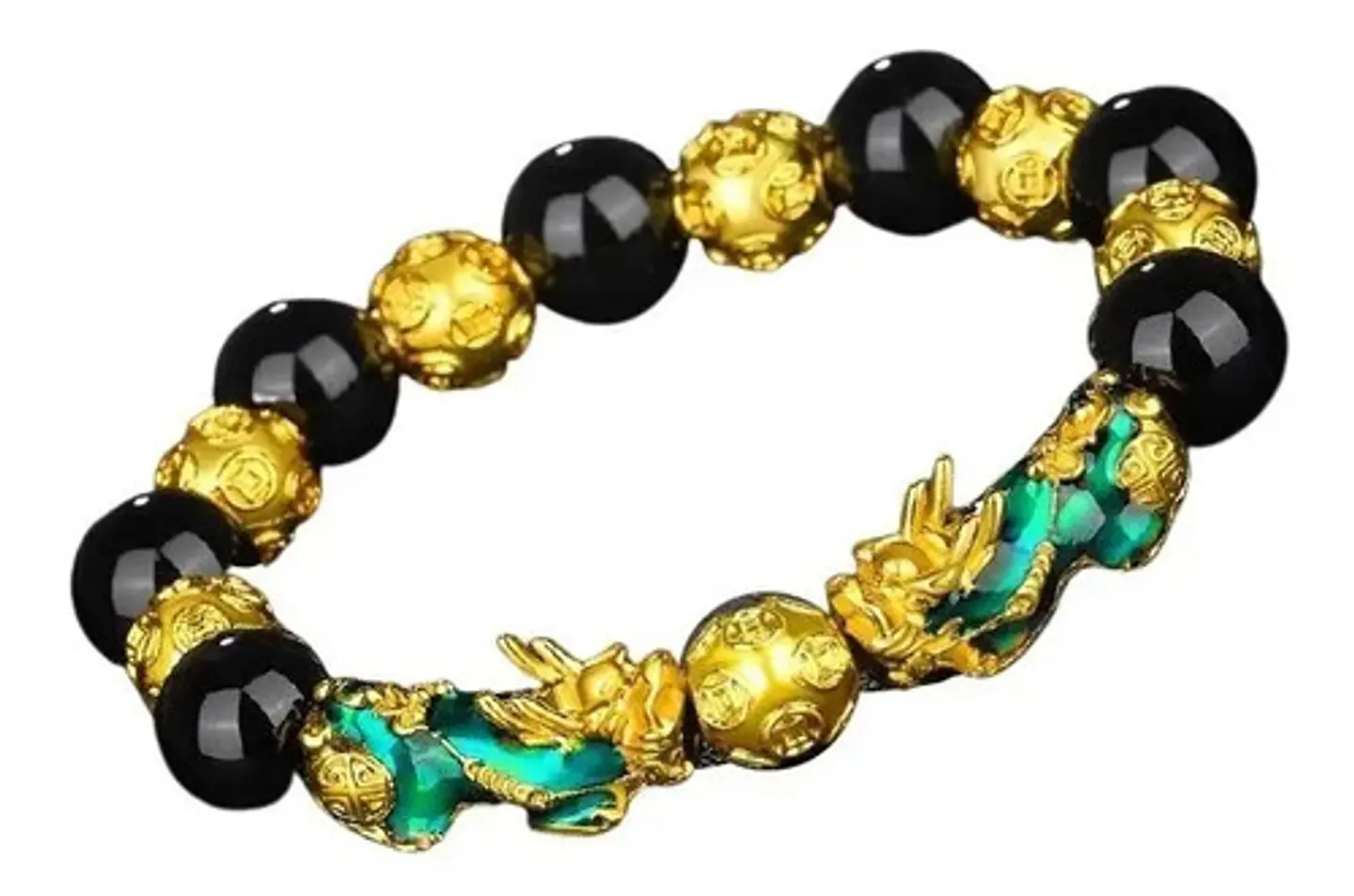 Pulsera Piedras Cambio Humor Protección Pixiu Hombre Y Mujer 9