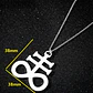 Collar Dije En Acero Inoxidable Cadena Color Plata Lucifer - Miniatura 13