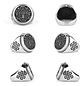 Anillo Color Plata Árbol De La Vida Vikingo Celtas Hombre - Miniatura 3