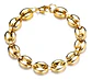 Pulsera Brazalete Esclava Granos 8 Mm Color Oro Para Hombre - Miniatura 1