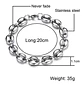 Pulsera Brazalete Esclava Granos 8 Mm Color Oro Para Hombre - Miniatura 8