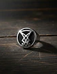 Anillo Color Plata Sello Sigil Acero Inoxidable Para Hombre - Miniatura 9